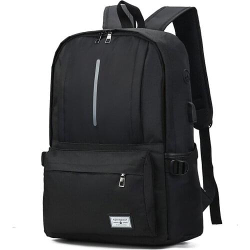 Women Backpack Female Nylon Teenagers Men Schoolbag Casual Style Student School Bags for Teenage Girls Back Pack Solid Black