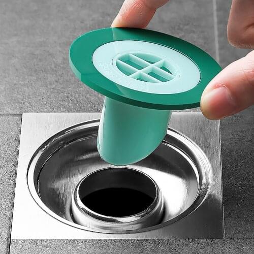 Colorful Bathroom Magnetic Adsorption Floor Drain Cover Shower Accessories Pipe Dredge Sink Drain Water Varrier Sundry Filter