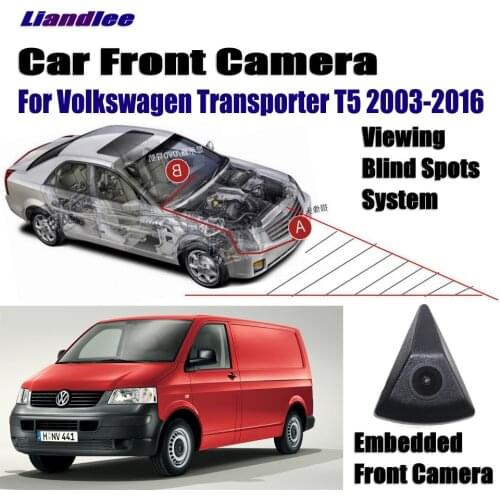 Car Front View Camera For Volkswagen VW Transporter T5 2003-2016 15 Not Rear View Backup Parking Camera HD CCD Night Vision