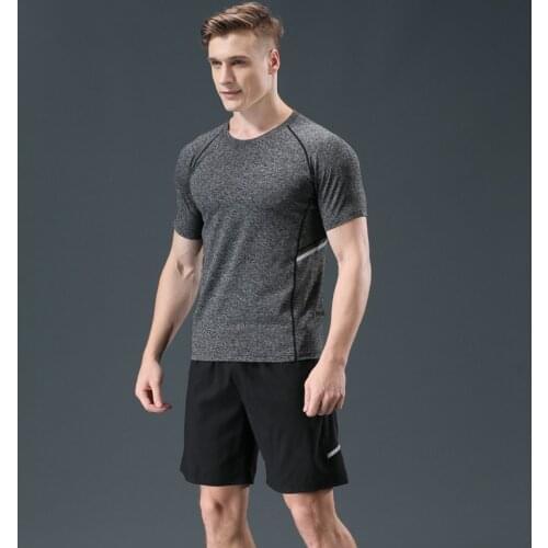 Sports Loose Suit Mens Summer Mens Casual Suit Short Sleeve Panties Fitness Running Tracksuit