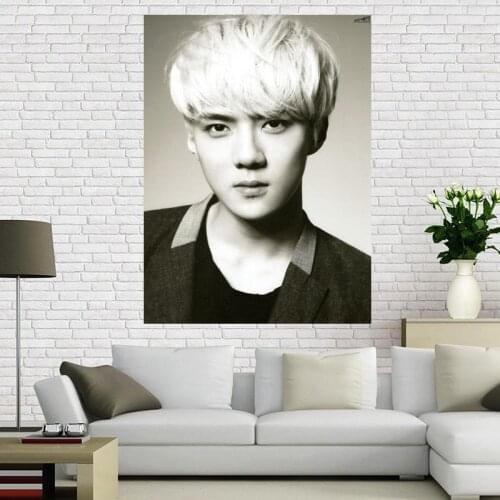 Custom canvas poster exo Oh SeHun Poster 60x90cm Home Decoration cloth fabric wall poster print Silk Fabric