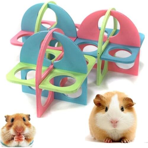 Climb Sport Small Pets Activity Squirrel Chinchilla Guinea Pig Products Colorful Cage Hamster Ladder Exercise Fitness Toys