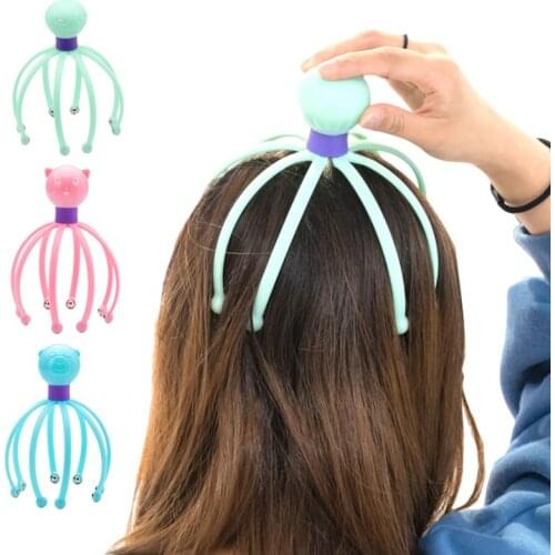 1PC Claw Massager Body Massager Octopus Head Scalp Neck Equipment Stress Release Relax Massage Relief Head Care Massage