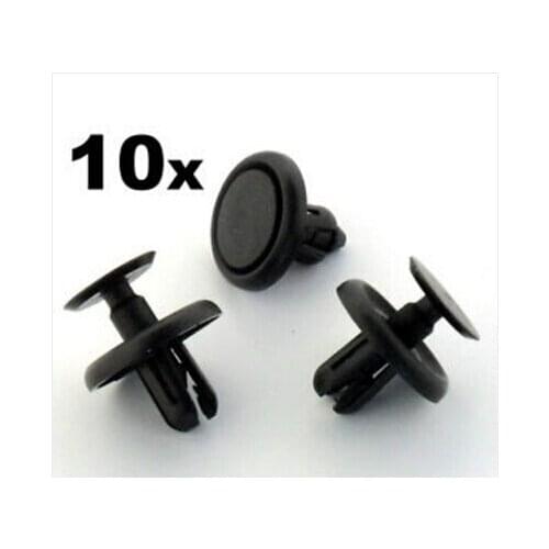 10x Plastic Trim Clips For Toyota Wheel Arch Inner Wing Lining, Engine Shields Cover