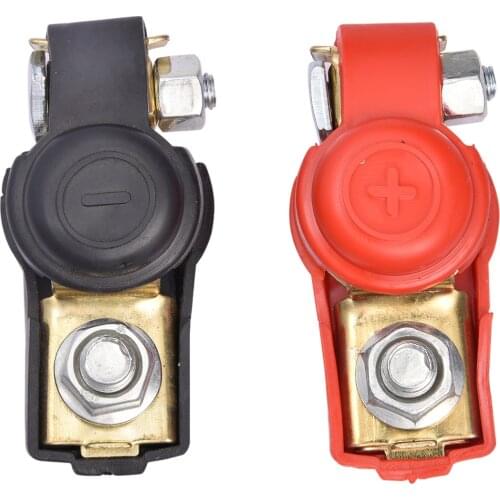 2PCS Car Battery Terminal Quick Release Lift Off Connector Positive Negative Vehicle Terminal Battery For Auto Car Accessories