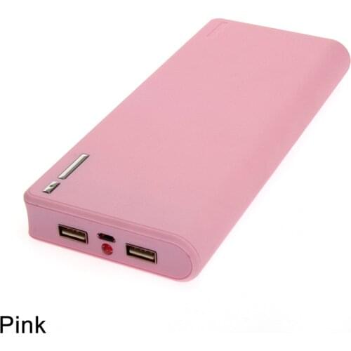 6pcs 18650 Battery Holder USB Power Bank Charger Case for Mobile Phone