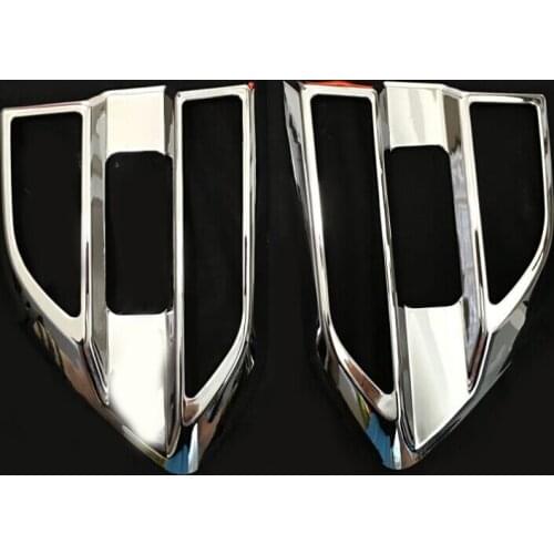Suitable for ford ranger accessories ABS chrome side fender vent cover trim for FORD RANGER 16-17 new PICKUP car ranger styling
