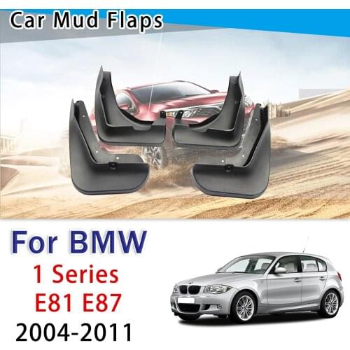 Car Mud Flaps For BMW 1 Series E81 E87 2004~2011 Fender Mud Guard Splash Flaps Mudguards Accessories