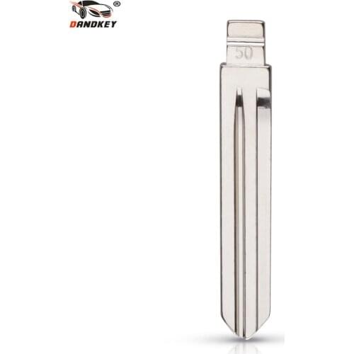 Dandkey Universal Metal Blank Uncut Flip KD Remote Key Blade Type #50 HYN14FH For Huyndai Elantra NO.50
