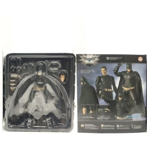 7inch Mafex NO.049 Bruce Wayne BEGINS SUIT The Dark Night Action Figure Model Toy Doll Gift for Kid