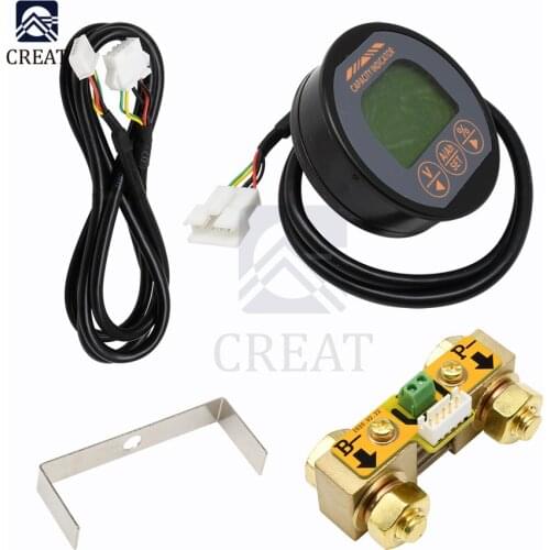 DC 8-80V 350A Battery Tester Voltage Current Meter Battery Capacity Monitor Indicator 12V Ammeter Voltmeter Power Supply Tester