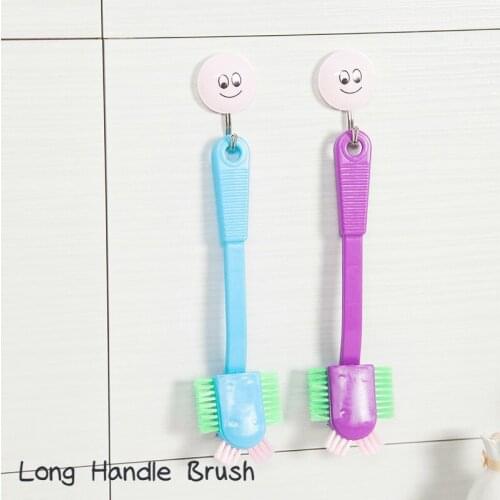 Creative Long-handled Shoe Brush Multi-function Shoe Cleaning Brush Household Goods Multi-head Shoe Brush