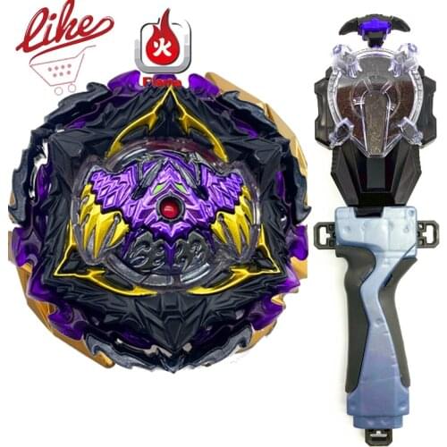 Laike Burst Superking Flame B-175 Lucifer The End B175 Spinning Top with Launcher Handle Set Toys for Children