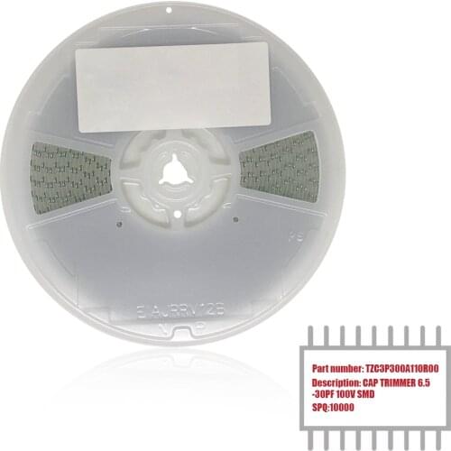 My Group Asia 1000PCS TZC3P300A110R00 Surface Mount SMD 6.5 ~ 30pF 100 V Top Trimmers, Variable Capacitors in Stock