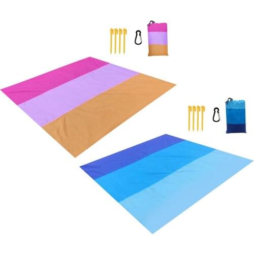 Beach Blanket Outdoor Portable Waterproof Sandproof Picnic Mat Camping Sleeping Pad Ground Mattress Hiking Traveling Accessories
