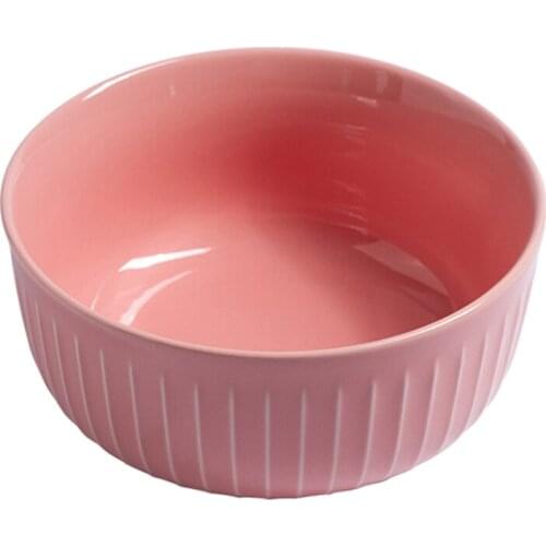 Nordic glaze bright ceramic bowl set net red good-looking household rice bowl noodle bowl small soup bowl light luxury tableware