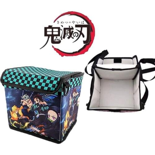 Anime Demon Slayer Cosplay Bags Kimetsu No Yaiba Tomioka Giyuu Foldable Thickened Without Deformation Children Bags Gift