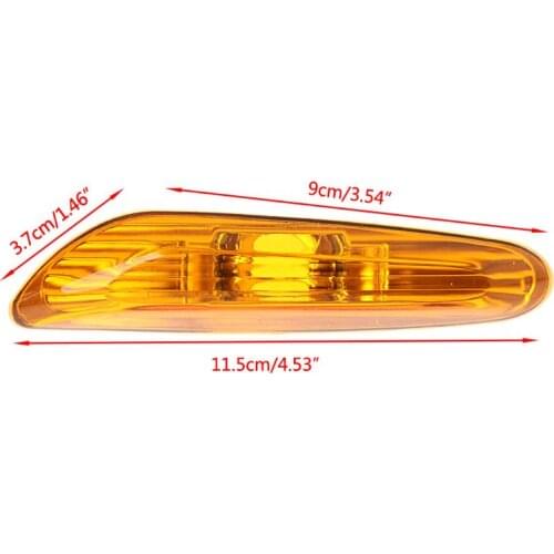 2 Pcs Turn Light Turn Indicator Side Marker Light Signal Lights For BMW E46 X3 Compact,portable attract more attention