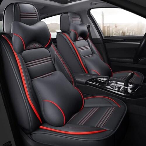 Universal PU Leath car seat cover for cars for tesla model seat leon ibiza alfa romeo 159 giulietta auto stickers car decoration
