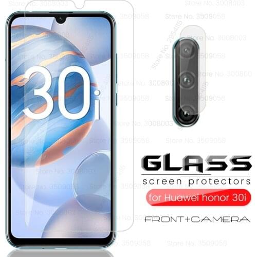 Steklo rear camera lens protective glass for huawei honor honer honar xonor 30i 30s 30 i s screen protector cover guard film 9h