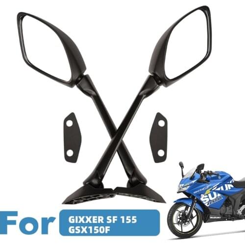 10mm 3C Certification Motorcycle Rearview Mirrors For Suzuki GIXXER SF 155 GSX150F,Rear View Mirror
