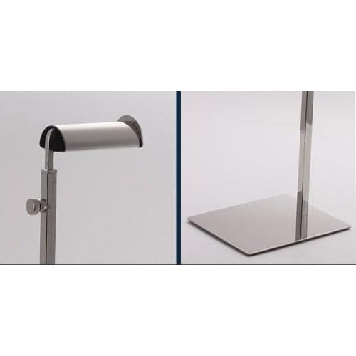 10pcs Handbag display stand stainess steel womens bags display rack adjustable wig purse bag display holder rack free shipping