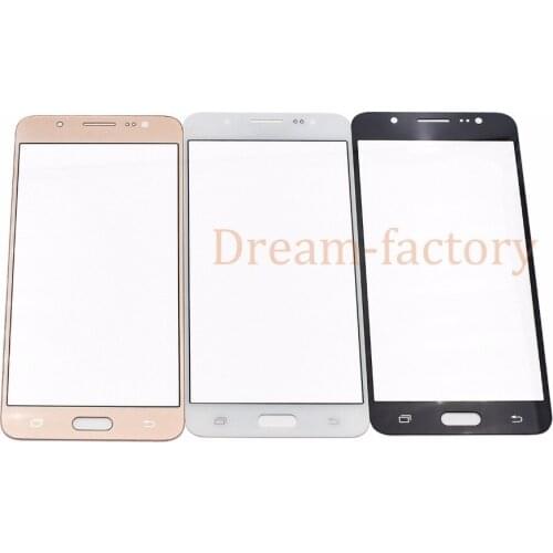 100pcs Front Touch Screen Glass Outer Lens For Samsung Galaxy J5 2016 J510 J510F J510F J510G J510Y J510M black white gold
