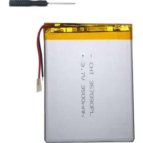 7" tablet universal battery pack 3.7v 3500mAh polymer lithium Battery for supra m74ag + screwdriver