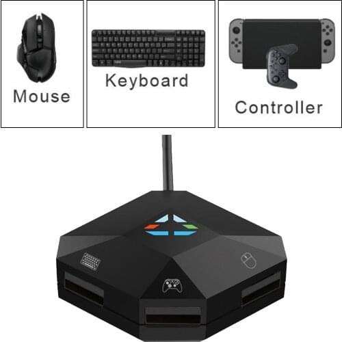 Keyboard and Mouse Converter Adapter fits for N-Switch, No Driver Installation Required