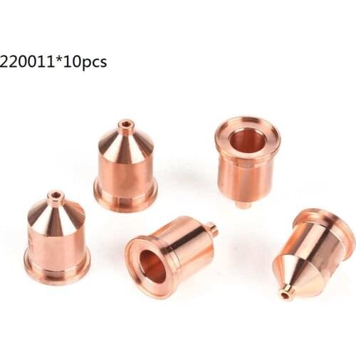 Free shipping 220011 Plasma nozzle tips compatible Cutting Torch 1650 Consumables 10pcs