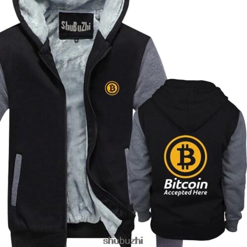 Bitcoin Accepted Here Crypto Currency hoodie BTC Privacy Trading Lambo Moon men summer hoodies male brand coat sbz3378