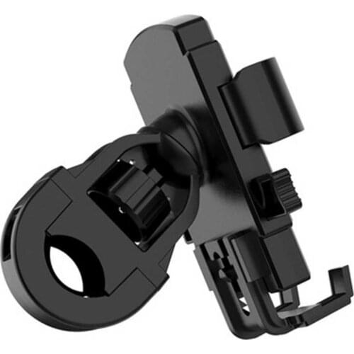 Motorcycle Bike Phone Holder Aluminum Alloy Adjustable Anti-slip Bracket Phone Clip Shockproof Universal MTB Bike Accessories