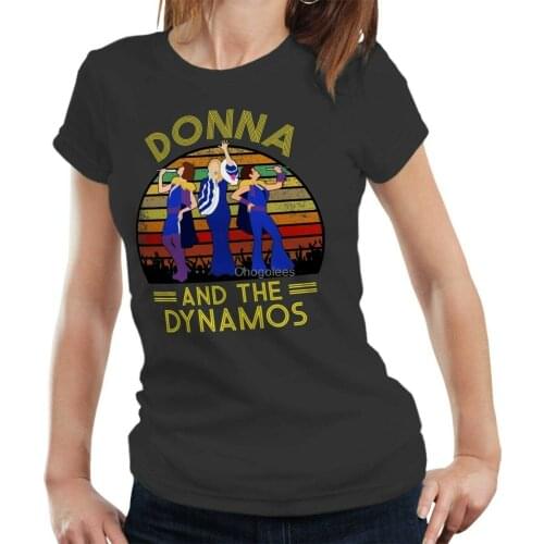 Donna And The Dynamos Tshirt Fitted Ladies - Mamma Mia Music Musicals