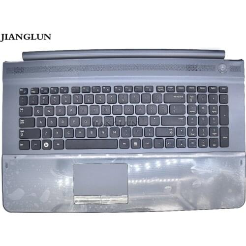 JIANGLUN For Samsung RC710 Palmrest with touchpad with US Layout Keyboard