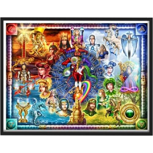 Full Square Round Drill 5D DIY Diamond Painting New Arrival Tarot of Dreams Embroidery Cross Stitch Mosaic Painting B154