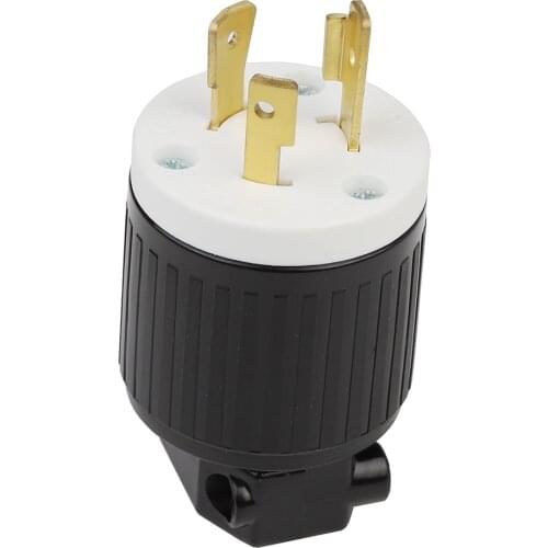 NEMA L6-20P 3 pin female Self-wiring plugs ,American Industrial Plug,20A 250V,Easy to disassemble