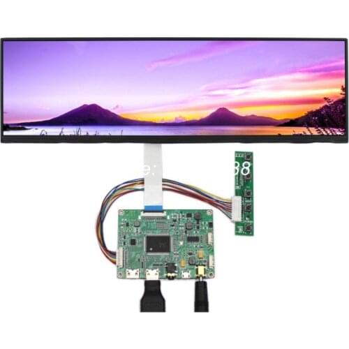 New original 12.6inch NV126B5M-N41 1920X515 IPS LCD Screen HDMI Mini LCD Controller VS-RTD2556HM-V1 Work For 30Pin EDP Display
