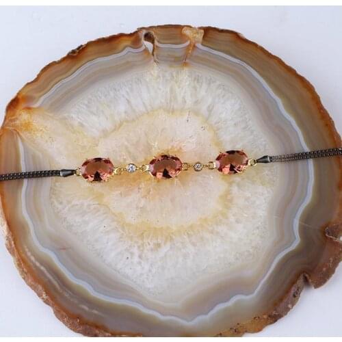 Oval Zultanite Silver Bracelet for Women, Silver Wristband, Color Changing Zultanite Silver Gold Plated