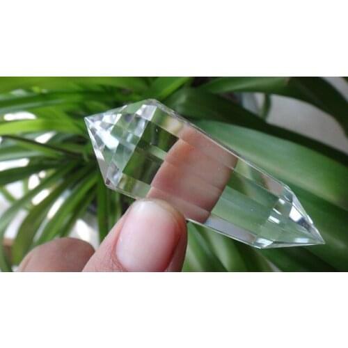 12 sided VOGEL Style Clear QUARTZ CRYSTAL DT Wands POINT Healing 34g
