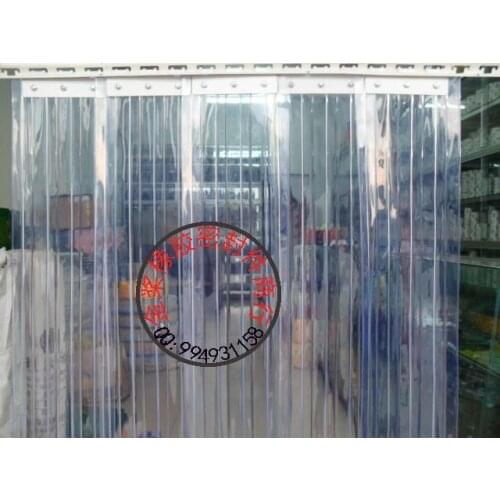 Pvc plastic soft curtain curtain curtain air conditioning curtain wind transparent curtain partition is processed into strips
