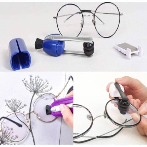 Practical Glasses Cleaner Best Eyeglass Eyewear Clean Brush Maintenance Vision Care Professional Sunglass Clean Glasses tool
