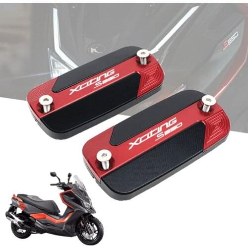 Apply to sunshine racing Xciting S350 refitted aluminum alloy brake on pump cover, oil pot cover, oil cup cover accessories