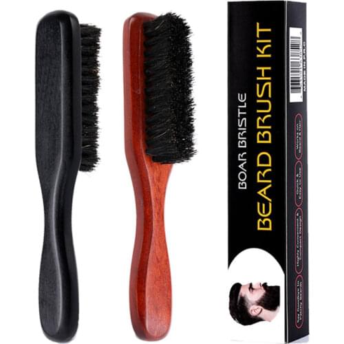 Wild Boar Bristles Material Beech Beard Brush Shaving Set Barber Shop Perfessional Tools Reduce Frizz Shaving Brush