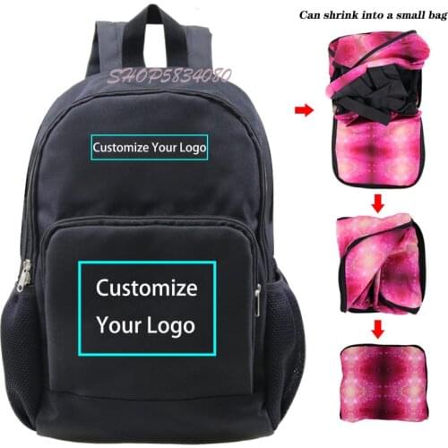 Customize Your Logo Name Image Backpack School Bag for Boys Girl Schoolbag for Teenage School Bagpack Satchel Travel Bag Escolar