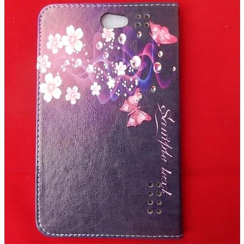 Myslc Tri-folding Printed PU leather case Cover For DEXP Ursus A470 JET 3G 7 Inch Tablet