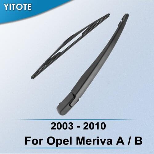 YITOTE Rear Wiper & Arm for Opel Meriva A 2003 2004 2005 2006 2007 2008 2009 2010