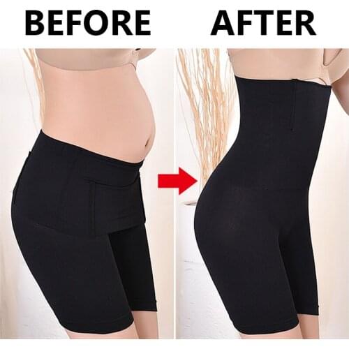 Women High Waist Shaper Shorts Breathable Body Shaper Slimming Tummy Underwear Panty Shapers Fat Burning Tummy Control Shapewear