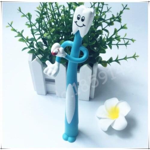 1PC Dental Gift Bending ball-point pen Dental Clinic, Special gift for dentist Medical lab stationery pen,creative kids gift