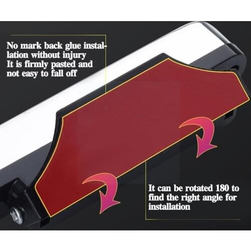 1 Pair Wind Powered LED Light (2pcs) Headlamp Fog Light Bulb Running 8 Car Light Warning LED Lamps LED Daytime 12*4*1.8cm F J3L7