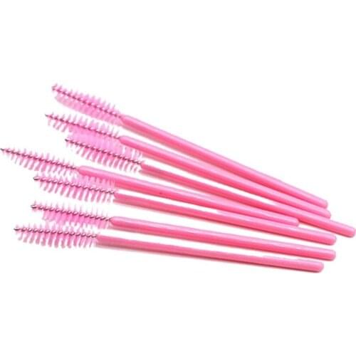 200sets 50pcs/set Disposable Eyelash Mascara EyelashEye Shadow Applicator Spoolers 2018